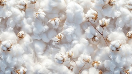 cotton background generative ai
