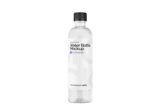 PET Water Bottle Mockup