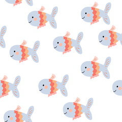 Fish  seamless pattern
