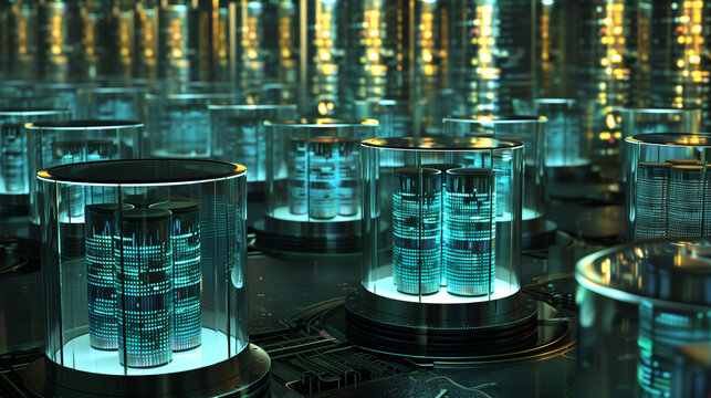 concept of quantum computing. AI generated