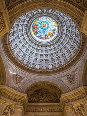 Ceiling of the royal chapel of Dreux in Loire Valley