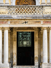 The entrance of Diana's chapel in Loire Valley
