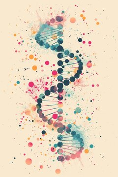 Genetic Marvel: Visualizing a 3D DNA Helix &ndash; Bridging Medical Research, Genetical Biology, Scientific Visualization, Molecules, and Chemical Biochemistry