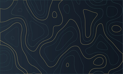 Luxury gold abstract line art background vector. Design illustration for wall art, fabric, packaging, web, banner, app, wallpaper.