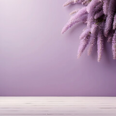 lavender background, place for text