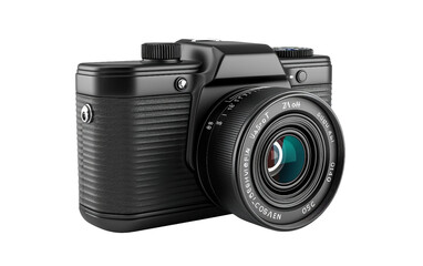 Fototapeta premium The Evolution of Touch Cameras Isolated on Transparent Background.