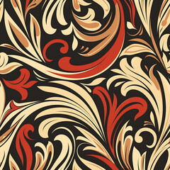 Fototapeta premium seamless floral pattern