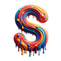 Obraz premium Isolated 3D Letter on a Clear PNG Canvas Generative AI