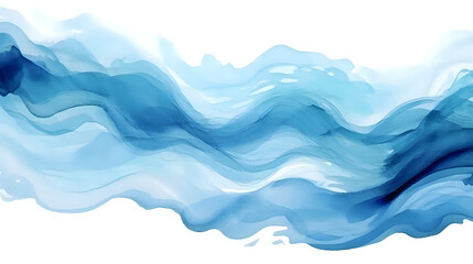 Serene Watercolor Waves on White Canvas.

Soothing watercolor waves in a continuum, a versatile piece for themes around calmness, fluidity, and abstract art, on a clean white background. - obrazy, fototapety, plakaty