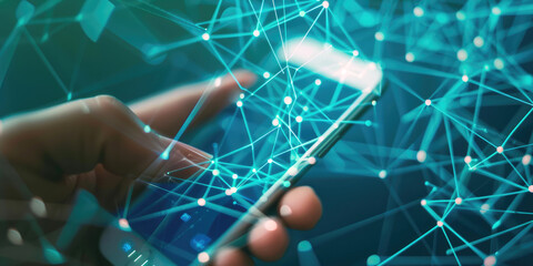 Concept of a smartphone displaying a user-friendly and secure mobile payment app interface