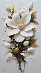 3D Floral Painting