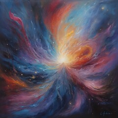 Whispers of the Universe: Ethereal Abstractions Reflecting Cosmic Harmony