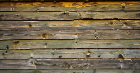 wooden walls of old buildings or structures