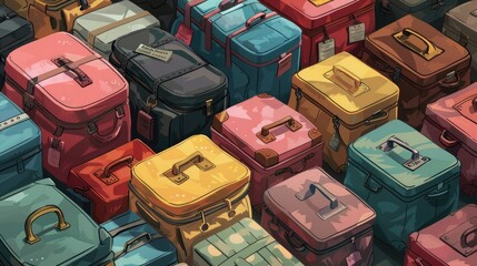 Many travel bags