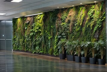 Indoor Plant Display in Building