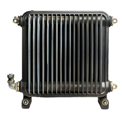 Fototapeta premium Car radiator, transparent background, isolated image, generative AI
