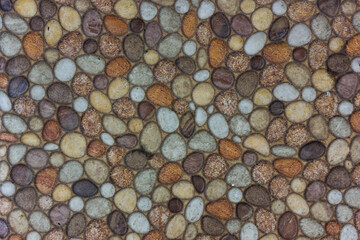 Floor tiles with small rock pattern texture for background