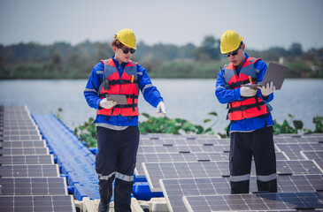 Software engineers upgrade energy app. Using real-time monitoring on floating solar farming.