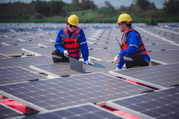 Software engineers upgrade energy app. Using real-time monitoring on floating solar farming.