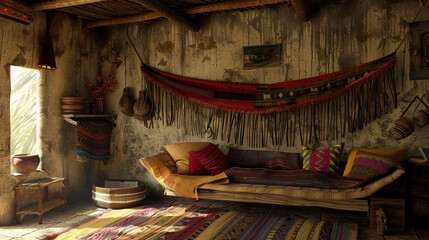  Generative AI. Peruvian pala texture wallpaper