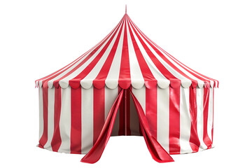 circus tent show PNG OR carnival tent PNG isolated on White and transparent background - Circus event Ringmaster Clown entertainment Advertising Concept - obrazy, fototapety, plakaty