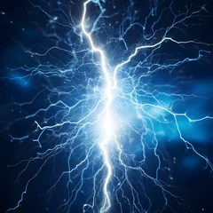 Fototapeten lightning in the night © morgan