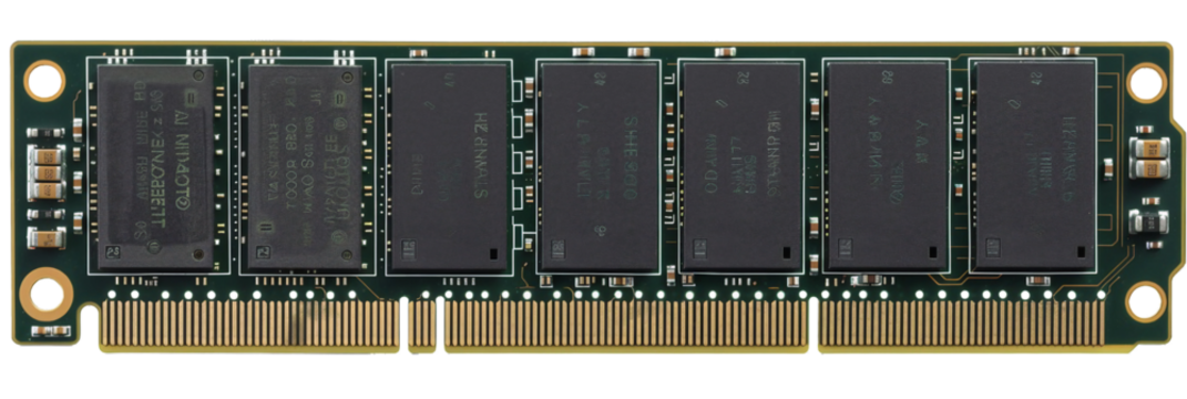 RAM Random Access Memory, transparent background, isolated image, generative AI
