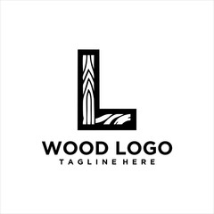 initial letters with wood grain pattern