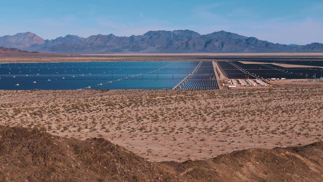 Desert Sunlight Solar Farm in the California desert