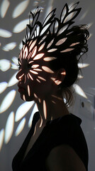 Máscara de projeção combinada estilo Gobo para fotografia inspira inspiração e criatividade dos fotógrafos, arte de sombra DIY