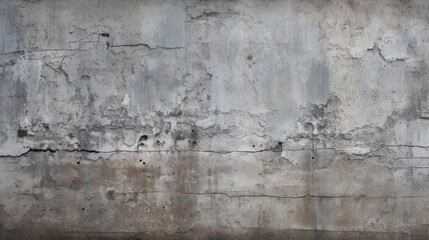 Obraz na płótnie Canvas Concrete wall surface texture, rough surface cracks. old building background wallpaper 