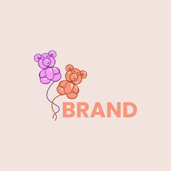 bear balloon logo
