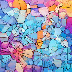 FZ Kaleidoscope: A Whimsical Display of Abstract Geometric Patterns and Spectral Colors