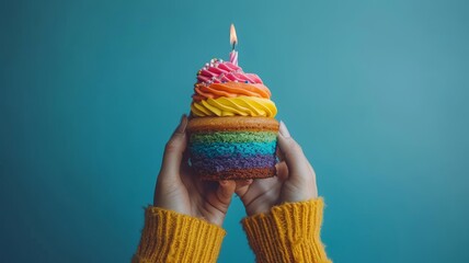 dessert of colors of the lgbt community