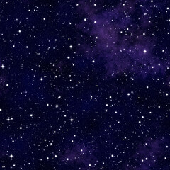 Seamless background of starry sky