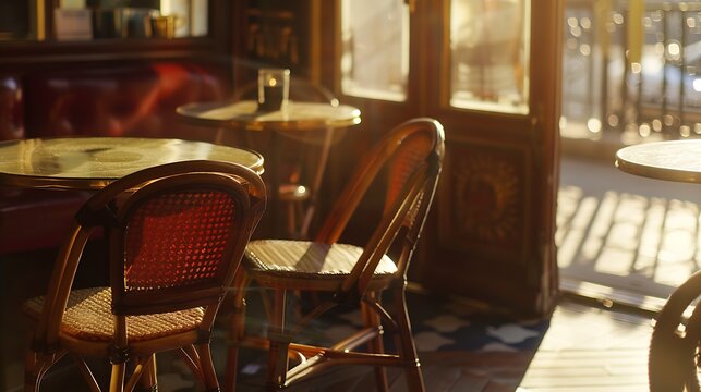 French cafe in Paris : Generative AI