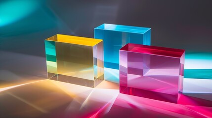 ACRYLIC BLOCKS SOLID SQUARE RECTANGULAR PERSPEX BLOCKS Clear Acrylic Square Oblong Blocks for Product Photography Props or Retail Jewellery Displays Transparent Acrylic Pedestal for Wi : Generative AI