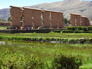 [Peru] Temple of Wiracocha in Raqchi ruins (San pedro District)