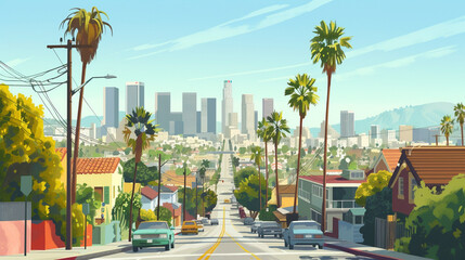 A Los Angeles illustration