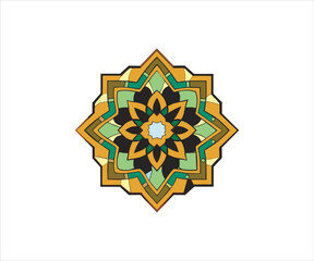 islamic vector handrawn illustration for background