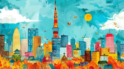 Poster A Tokyo illustration © Ricardo Costa