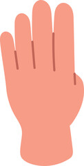 Hand Finger Gesture Illustration