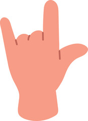 Hand Finger Gesture Illustration