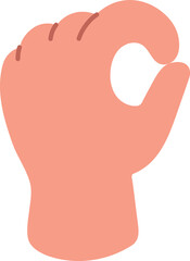 Hand Finger Gesture Illustration