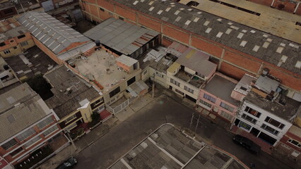 
Bogotá streets, skies and buildings taken from above