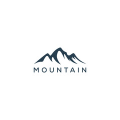 Montain logo icon vector template.	