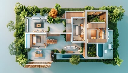 3d floor plan home design