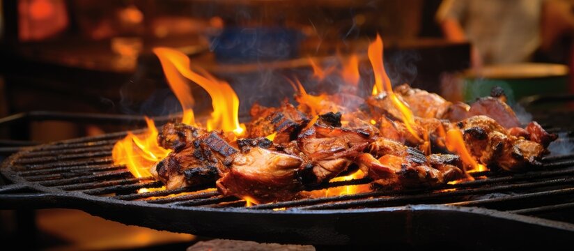 captivates locals and tourists alike with its enticing aroma as it slowly roasts over a crackling flame, resulting in succulent and juicy pork that leaves taste buds yearning for more.