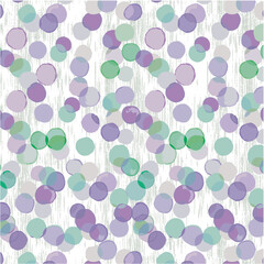 Colored transparent bubbles melange rain droplet pattern