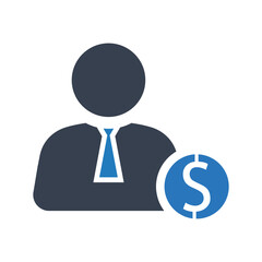 Business investor icon
